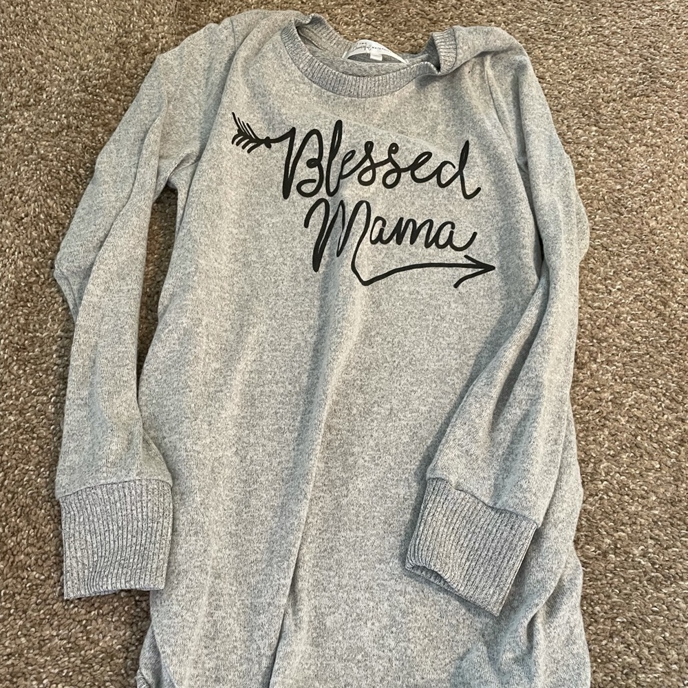 Blessed mama sweatshirt maternity